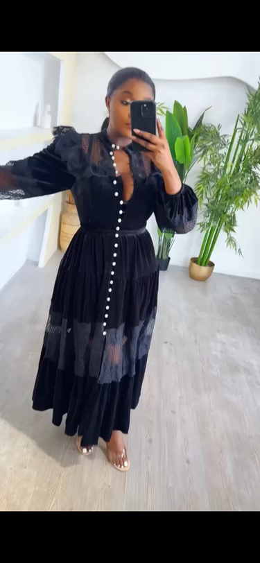 Velvet Ladies Dress